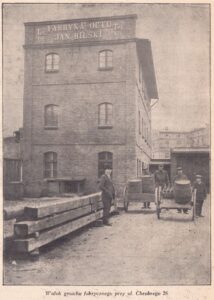 Fabryka Octu przy ul. Chrobrego. Źródło: Wielkopolska Ilustracja 1929 r.