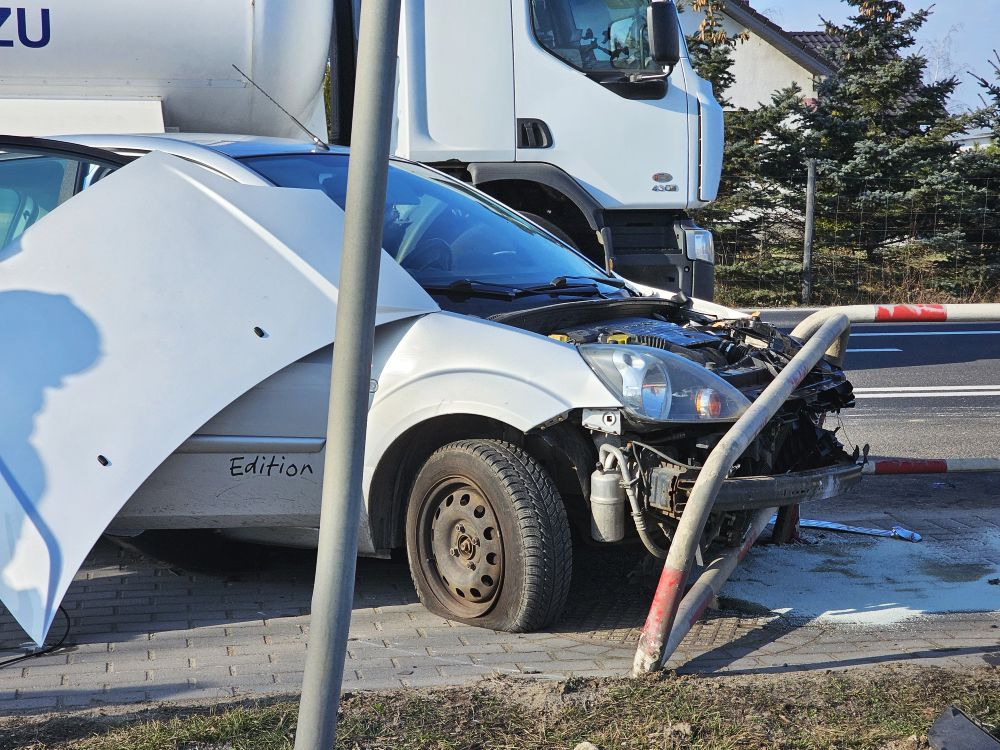 Zderzenie na skrzyżowaniu w Goślinowie