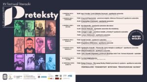 Program festiwalu literackiego Preteksty 2025 w Gnieźnie