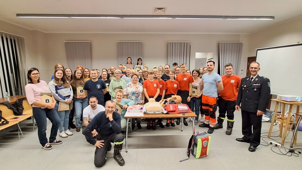 Druhowie z Witkowa szkolili mieszkańców z udzielania pierwszej pomocy