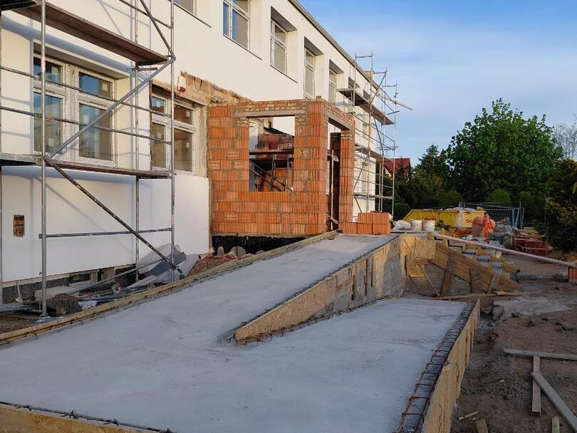 Trwają prace przy termomodernizacji Przedszkola nr 9 na os. Piekary