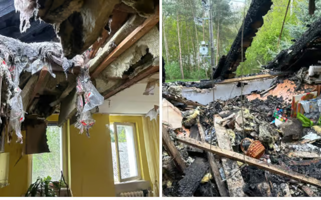 Potrzebują pomocy po pożarze. Rodzina z Owieczek chce odbudować dom